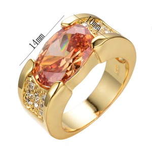 Anillos de Acero Inoxidable Vintage Minimalistas Quirúrgicos con Gran Piedra de Zafiro para Hombre, Joyería de Moda de Compromiso con Gran Gema Elegante - Product Image 2