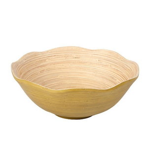 Cuenco de bambú hecho a mano ecológico laca cuenco para servir ligero duradero utensilios de cocina decorativos al por mayor de Vietnam - Product Image 4