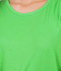 Camiseta sin mangas verde para mujer, cuello redondo, informal, transpirable, de punto, poliéster, para hacer ejercicio - Product Image 5