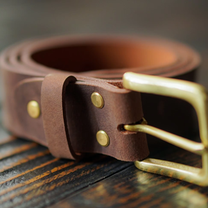 Cinturón de Cuero Casual de Alta Moda para Hombre, Diseño con Hebilla, Hecho en India, Precio al por Mayor - Product Image 3