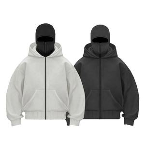 Sweat à capuche d'hiver pour homme, personnalisé, double couche, en molleton French Terry, délavé à l'acide, séchage rapide, respirant, avec poche, vente en gros - Product Image 4