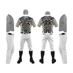 Uniforme de Béisbol Profesional en Oferta, Sublimación, Transpirable, Manga Corta, Colores Vibrantes, Diseños Personalizados para Cualquier Equipo o Club - Product Image 5