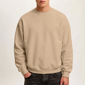 Sweat-shirt à col rond personnalisé pour homme, en coton molletonné, coupe classique, streetwear décontracté, pull, fabricant de vêtements en gros - Product Image 5