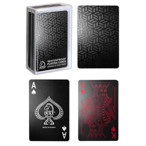 Cartes à jouer noires - Avec motifs imprimés (vernis UV sélectif) - Product Image 2
