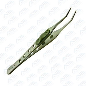 Pinces à épiler angulaires pour extensions de cils volume et classiques, avec logo personnalisé et poignée à points, pour pose d'extensions de cils - Product Image 2