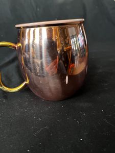 Hammered copper beverage mug collection premium handcrafted drink <b>cups</b> <b>reusable</b> cocktail serving mugs - Product Image 6