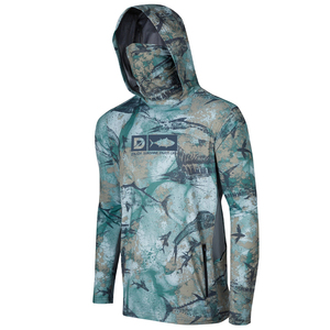 Traje de Pesca Casual con Capucha y Estampado Sólido, con Protección Solar y Camiseta Ligera y Transpirable para Mujer, para Pesca al Aire Libre - Product Image 4