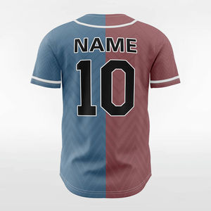 Maillot de baseball personnalisé avec impression par sublimation, t-shirt vierge confortable pour équipe sportive, prix de gros - Product Image 2