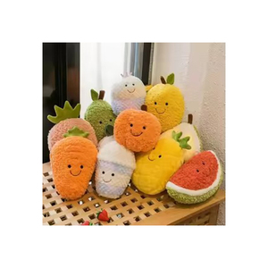 Cute Carrot Plush Toys Set In <b>Basket</b> 20cm Soft Stuffed Animals For Kids Unisex <b>Easter</b> <b>Gift</b> Embroidered Design - Product Image 3