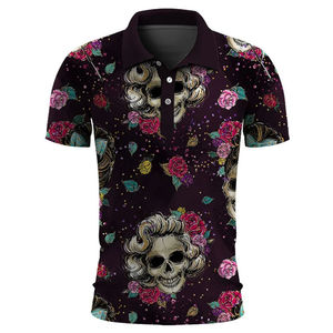 เสื้อโปโลแขนสั้นลำลองสำหรับผู้ชาย ระบายอากาศได้ดี ลายพิมพ์แบบทึบด้วยเทคนิคการพิมพ์แบบซับลิเมชั่น - Product Image 3
