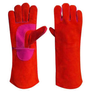 Guantes de soldadura de cuero de seguridad de primera calidad, último modelo, diseño personalizado, talla adaptable, muy demandados, guantes de soldadura de gran venta. - Product Image 4