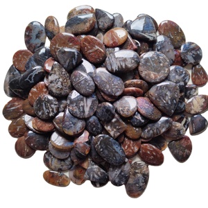 100% Naturel Rouge Cristal Diamant Bâton Agate Haute Qualité Lâche Cabochon Guérison Fabrication de Bijoux en Tailles de Forme Mixtes - Product Image 2