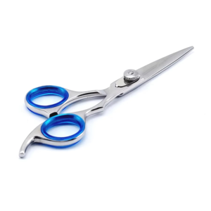 Ciseaux de coiffure professionnels avec logo personnalisé, revêtement en titane, acier inoxydable, ciseaux de barbier avec étui en PU - Product Image 1