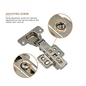 Cerniera idraulica a braccio corto 3D 4D da 35 mm con chiusura ammortizzata <span class=keywords><strong>per</strong></span> porta <span class=keywords><strong>in</strong></span> alluminio, stile americano - Product Image 2