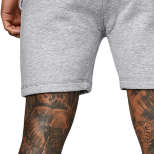 Pantalones Cortos Deportivos para Hombre, Color Gris Jaspeado, Tacto Suave, con Cordón, para Gimnasio, Entrenamiento, Ropa Deportiva Informal - Product Image 2