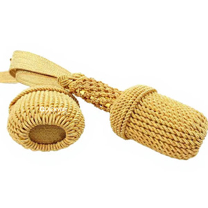 Nudo de Sable Personalizado OEM con Nudo de Daga Naval, Color Dorado, Nudo de Sable Ceremonial Personalizado, Cómodo - Product Image 5