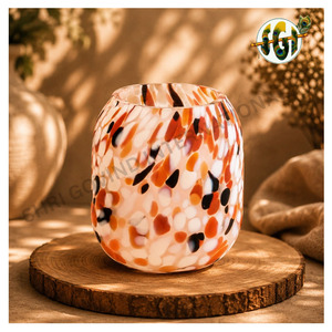 Pot de plante en verre moderne pour la décoration intérieure - Product Image 1