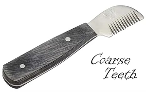 Professional Dog & <b>Cat</b> Grooming Stripping Knife Stainless Steel Stripper Trimmer Tool with Coarse Teeth For Veterinary Tools - Product Image 3