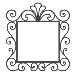 Wholesaler Metal <b>Photo</b> <b>Frame</b> Rectangle Shape With Wrought Iron Design <b>Black</b> Finish For Home Office Decor - Product Image 6