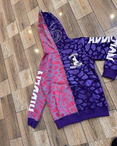 Sudadera con capucha personalizada con efecto ácido para hombre, conjunto de chándal de verano con cremallera, fabricante de conjuntos de jogging - Product Image 5
