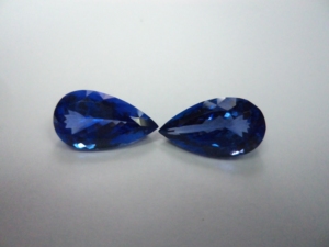 Par de Tanzanitas Corte Pera de Calidad 3A, las Más Vendidas del 2026, Peso Total Aprox. Piedras sueltas de 12 quilates para anillos y colgantes, gemas PDM - Product Image 2