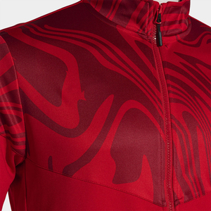 Survêtement de sport pour hommes en gros, imprimé par sublimation à motif vague, avec fermeture éclair intégrale, pour entraînement de football, OEM B2B personnalisé - Product Image 5