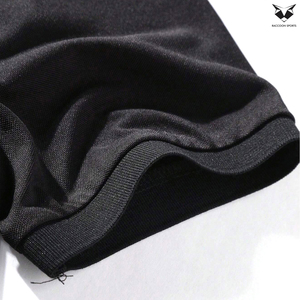ซัพพลายเออร์ที่ดีที่สุด เสื้อโปโลสีดำล้วนรุ่นใหม่ ขายดี ผลิตภัณฑ์เสื้อผ้าสตรีทแวร์ผู้ชาย บริการ OEM ซักเครื่องได้ - Product Image 5