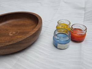 Vente en gros de bols à bougies en bois faits à la main Curio Craft CC-WCDB |   Vases à bougies en bois naturel OEM Uttar Pradesh pour la maison - Product Image 6