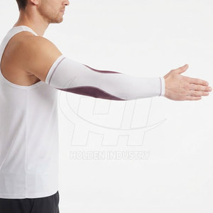 Manchons de bras de qualité supérieure en tissu extensible, protection UV, pour le sport, vente en gros - Product Image 4