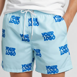 Pantalones Cortos Deportivos de Malla para Hombre, Sublimados Personalizados, con Bolsillos, Cierre con Cordón, Transpirables, de Secado Rápido, Diseño Ligero para Gimnasio en Verano - Product Image 5