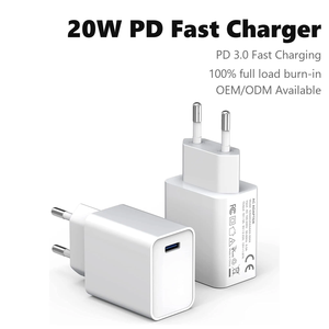 อะแดปเตอร์ชาร์จเร็ว 20W PD3.0 USB-C สำหรับ <span class=keywords><strong>iPhone</strong></span> 16 15 14 13 iPad รองรับ OEM พร้อมโลโก้สั่งทำ - Product Image 1