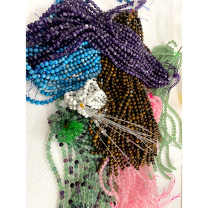 Mix Wholesale Multi Gemstone Beads Natural <b>Stone</b> for Jewelry Making 8mm Crystal Beads for Bracelet Making Aashim Agate Gujarat - Product Image 2