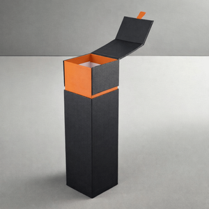 Caja de Embalaje para Botellas de Papel Kraft, Fabricada con Materiales Reciclados Duraderos |   Caja de Cartón Rígido Ecológica Marrón con Forro de Esponja para Vino - Product Image 3