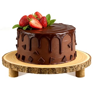 Premium Oak <b>Wood</b> <b>Round</b> Cake Display Stand - Wholesale B2B Supplier - Product Image 2