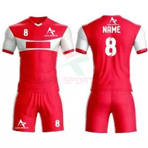 Conjunto de Uniforme de Fútbol para Hombre con Patrón de Puntos, Ribete en Contraste y Panel de Malla, con Nombre y Número Personalizados - Product Image 6