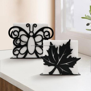 Engraved Metal <b>Tissue</b> Holder Decorative Napkin Organizer Beautiful <b>Patterns</b> Perfect For Premium Home Decor And Gifting - Product Image 3