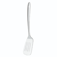 Ensemble d'ustensiles de cuisine 6 pièces en acier inoxydable de qualité supérieure : cuillère, spatule, louche, écumoire, spatule de service, outils de service résistants à la chaleur