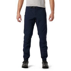 Best Selling Navy Blue Color Quick Dry <b>Stretch</b> Pants High Waist Elastic Closure Side Pockets Casual Wear Trail Pants - Product Image 3