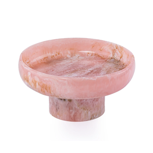 Bol sur pied en résine unique fait main à motif tourbillonnant pour dattes et chocolats, vaisselle de service haut de gamme pour fêtes, écologique, sans plomb, décoration de table pour la maison - Product Image 2