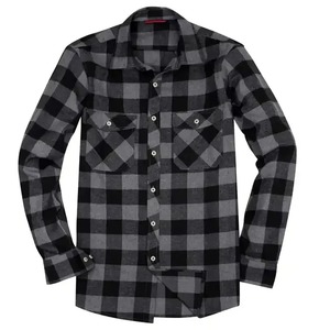 Cotton Custom <b>Men's</b> Thick Autumn <b>Winter</b> Button Down Long Sleeved <b>Shirt</b> Vintage <b>Men</b> Flannel Plaid <b>Shirt</b> <b>for</b> <b>Men</b> - Product Image 1