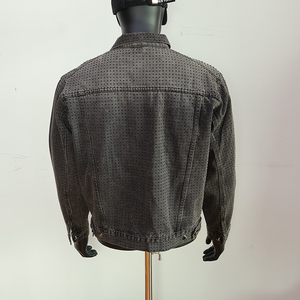 Wholesale Clothing Manufacturer Men's Jackets Custom Basic Solid Color Plaid <b>Jeans</b> Autumn High Quality Vintage Eco-Friendly 100% - Product Image 4