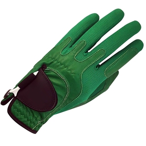 Luxury Sports Unisex Golf Gloves <b>Velcro</b> <b>Strap</b> Closure Type Lightweight Non Slip Breathable Genuine Leather With Custom Color - Product Image 1