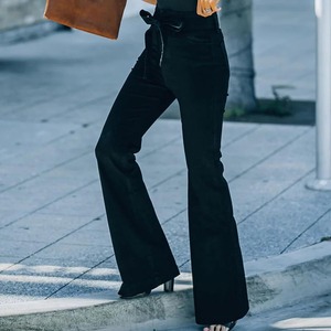 Women Flare Pants High <b>Waist</b> Stretchy Yoga Pants Breathable Fitness Wear OEM Supplier Pakistan Manufacturer - Product Image 2