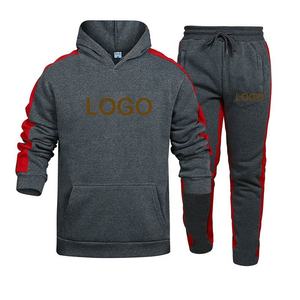 Conjunto Deportivo de Invierno para Hombre, Diseño de Lujo, Estilo Hip Hop, Tejido de Punto, 100% Algodón, Pantalones Deportivos, Sudadera con Capucha, Jogger, Suéter - Product Image 4