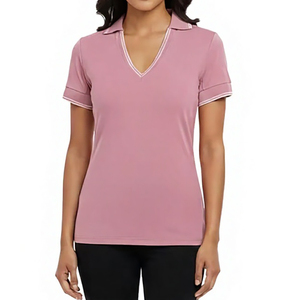 เสื้อยืดผู้หญิงขายส่ง แบบสั่งทำ สีพื้น แขนสั้น ผ้าถัก 100% คอตตอน 220gsm แห้งเร็ว ระบายอากาศดี พิมพ์ลายดิจิตอล พร้อมป้ายตัวอักษร - Product Image 1