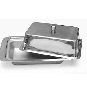 Extremely Design Metal <b>Butter</b> Dish for Decorate Dining Table Best Quality Serving <b>Butter</b> Dish Hot Sale Indian Metal Handicrafts - Product Image 4