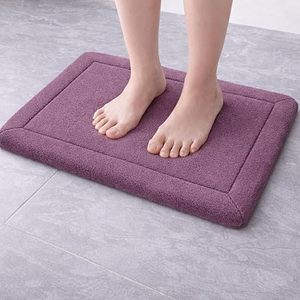 Tapis de salle de bain personnalisé en polyester tufté à la machine, épais, antidérapant, de haute qualité, lavable en machine, tapis doux pour usage domestique sur mesure - Product Image 1