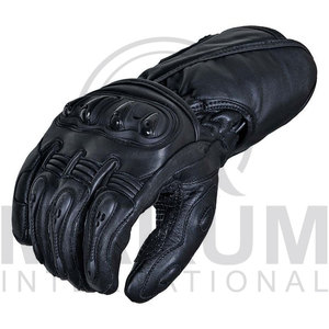 Guantes de carreras de cuero de dedo completo con protección en la palma para montar, unisex - Product Image 5
