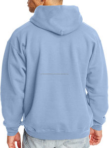 Sweat-shirts à capuche unis pour hommes, impression personnalisée de sweat-shirts à capuche, sweat-shirt à capuche personnalisé en gros, pull-over 100% coton OEM - Product Image 2