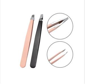 Pinzas para Cejas de Acero Inoxidable Puntiagudas, Diseño OEM, Hechas a Medida, con Logotipo Personalizado, Duraderas, Precio al por Mayor, Juego de 2 Piezas - Product Image 6